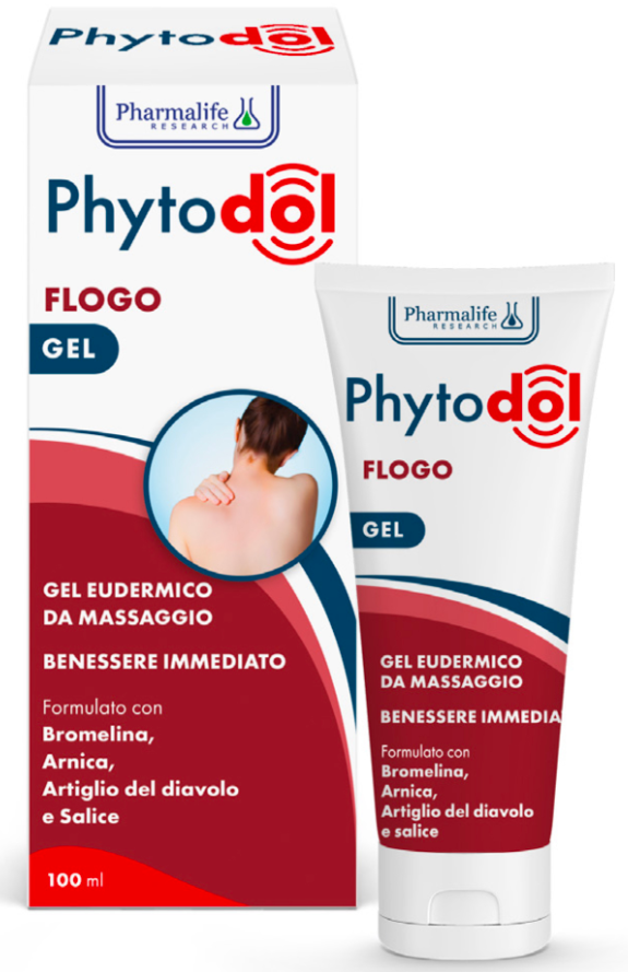 Phytodol Flogo Gel per Massaggi per Rapido Sollievo a Articolazioni e Benessere Immediato 100 ml